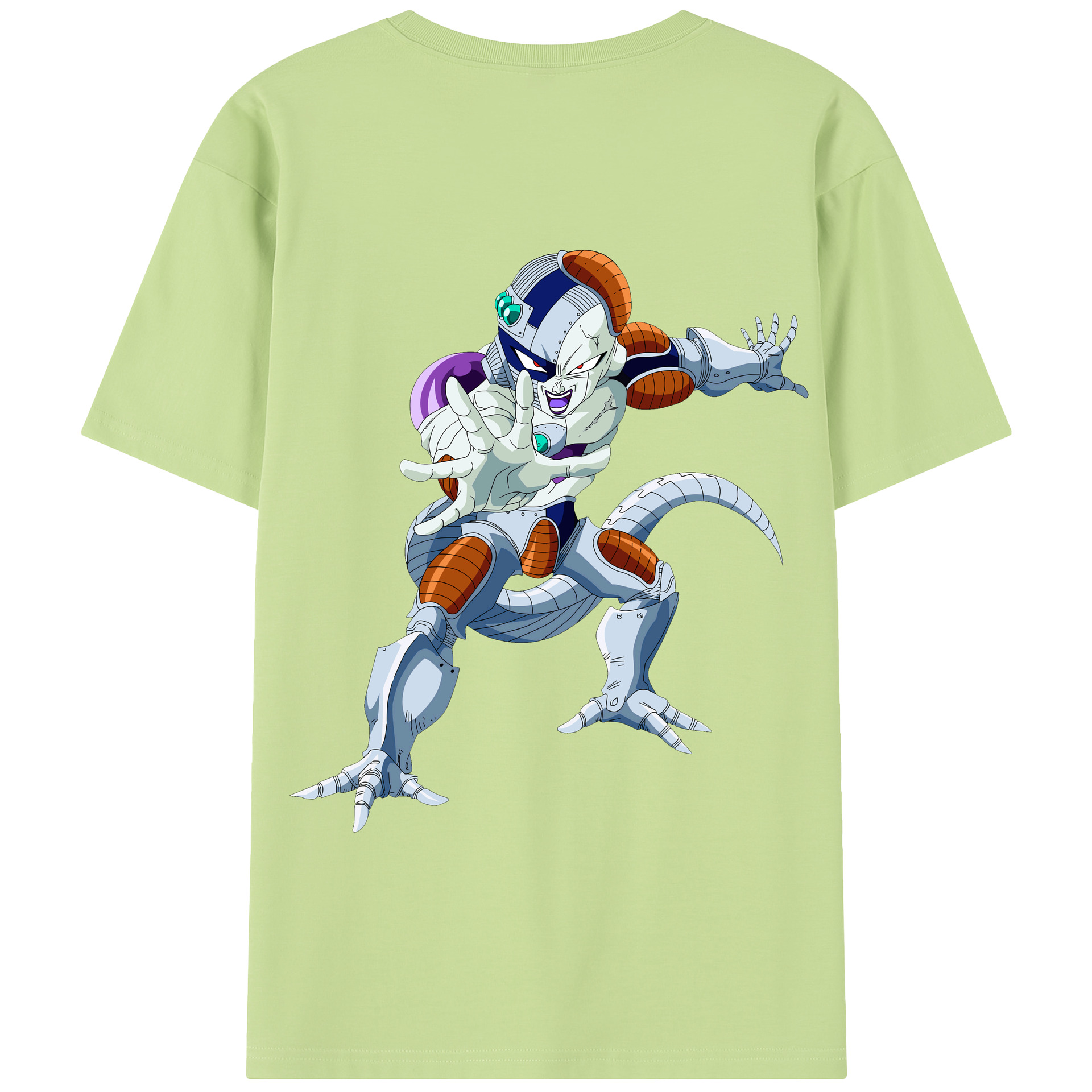 （画像用） ドラゴンボール フリーザ DRAGON BALL Frieza 綿100％半袖Tシャツ（背面プリント）